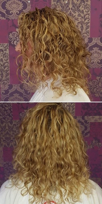 brown women medium curly hairstyles