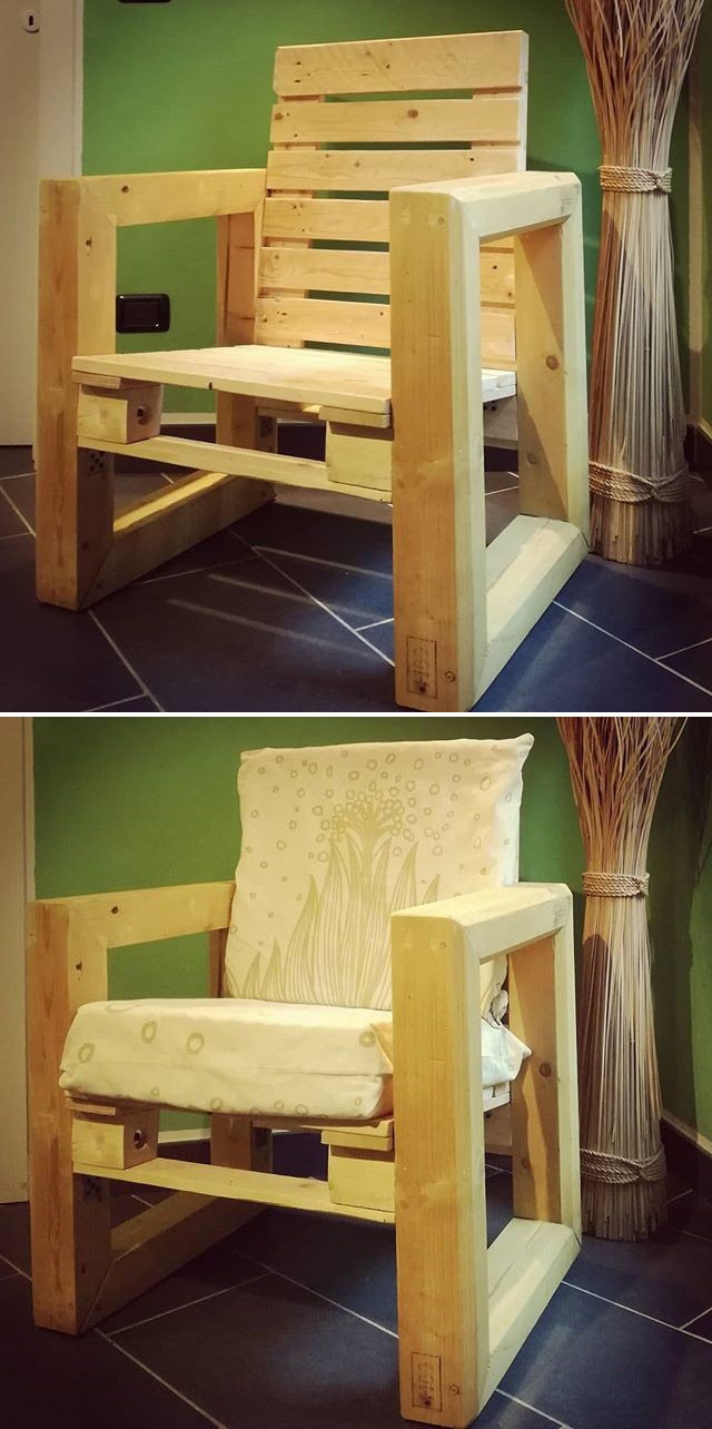 Pallet chair furniture ideas