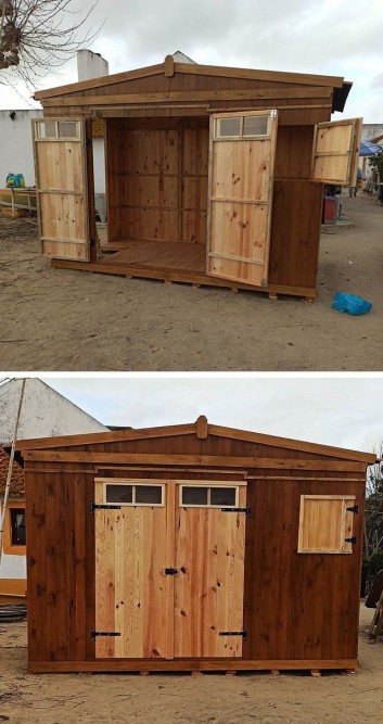 Pallet outdoor shed ideas