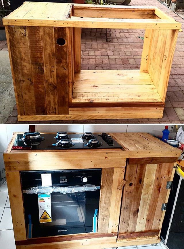 Pallet storage cabinet projects
